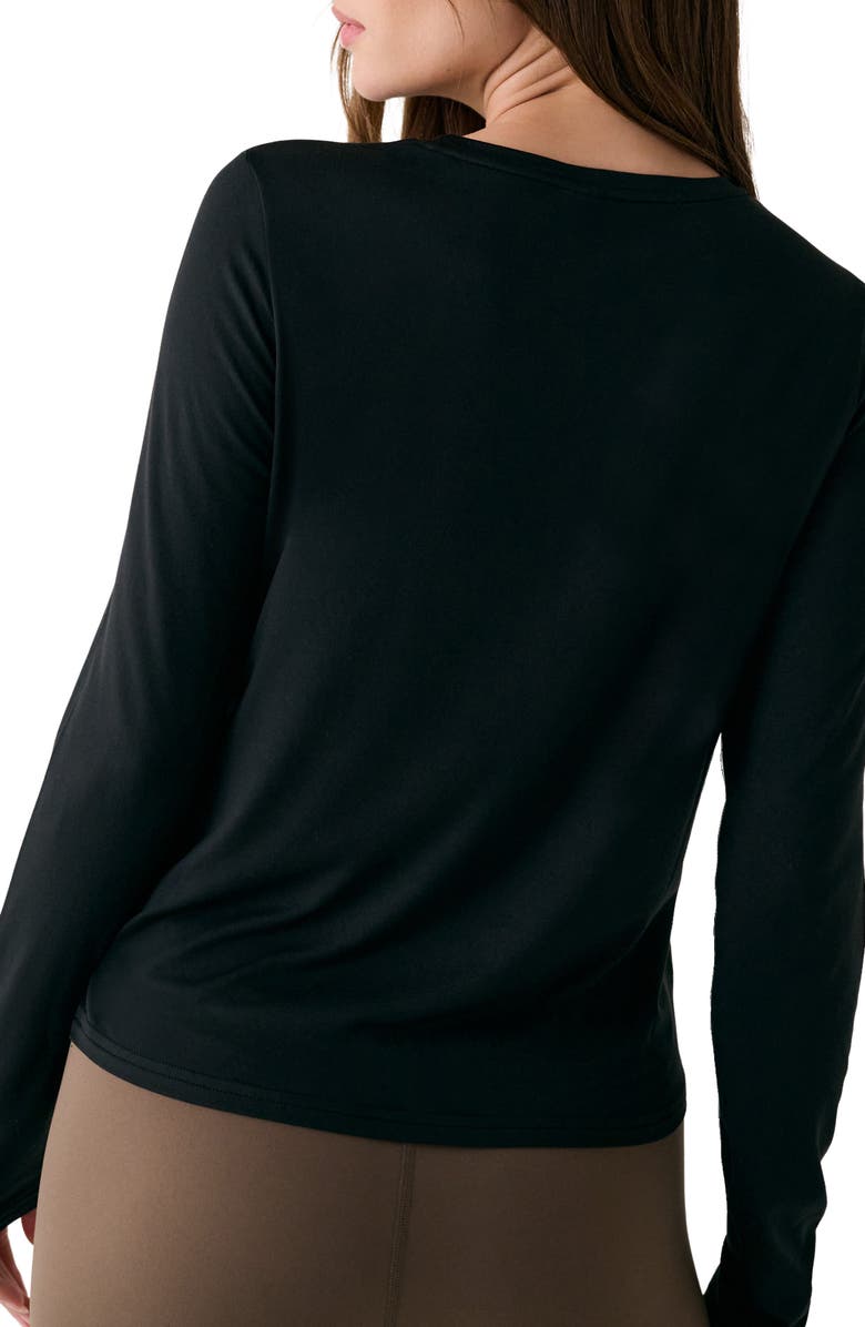 Lole Vital Long Sleeve T-Shirt, Alternate, color, Black