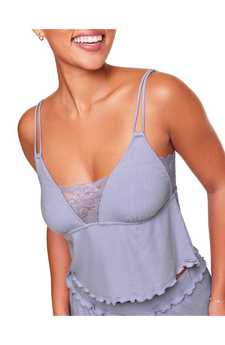 Adore Me Valencia Pajama Cami And Pants Set, Alternate, color, Medium Purple
