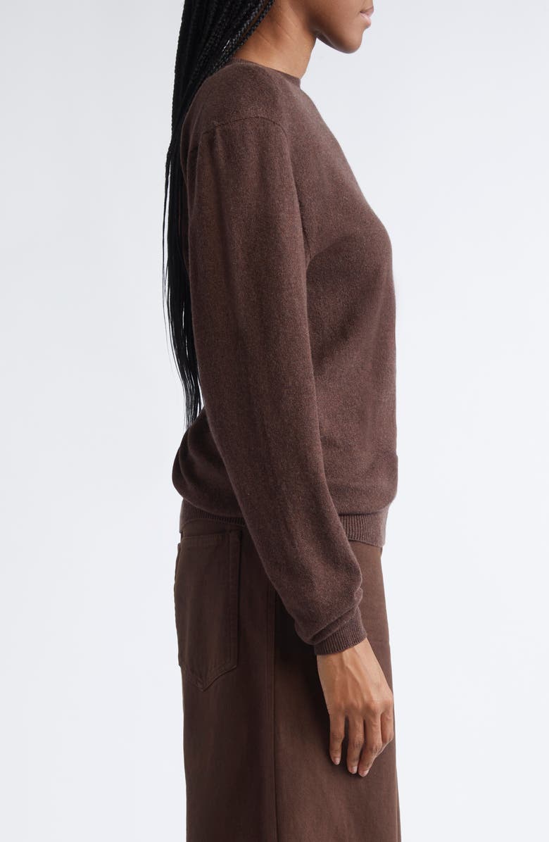 Stella McCartney Cashmere & Virgin Wool Sweater, Alternate, color, Chocolate Brown
