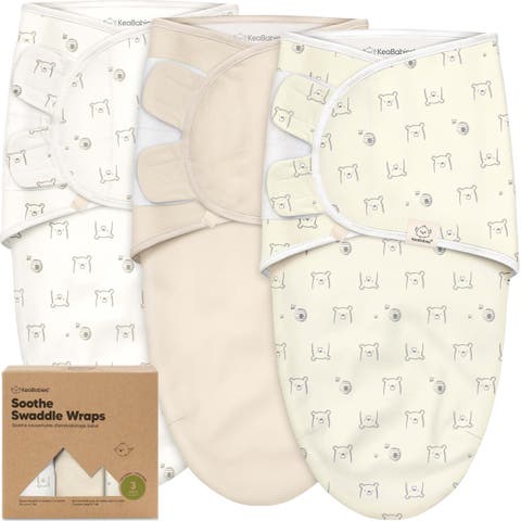 3-Pack Soothe Swaddle Wraps