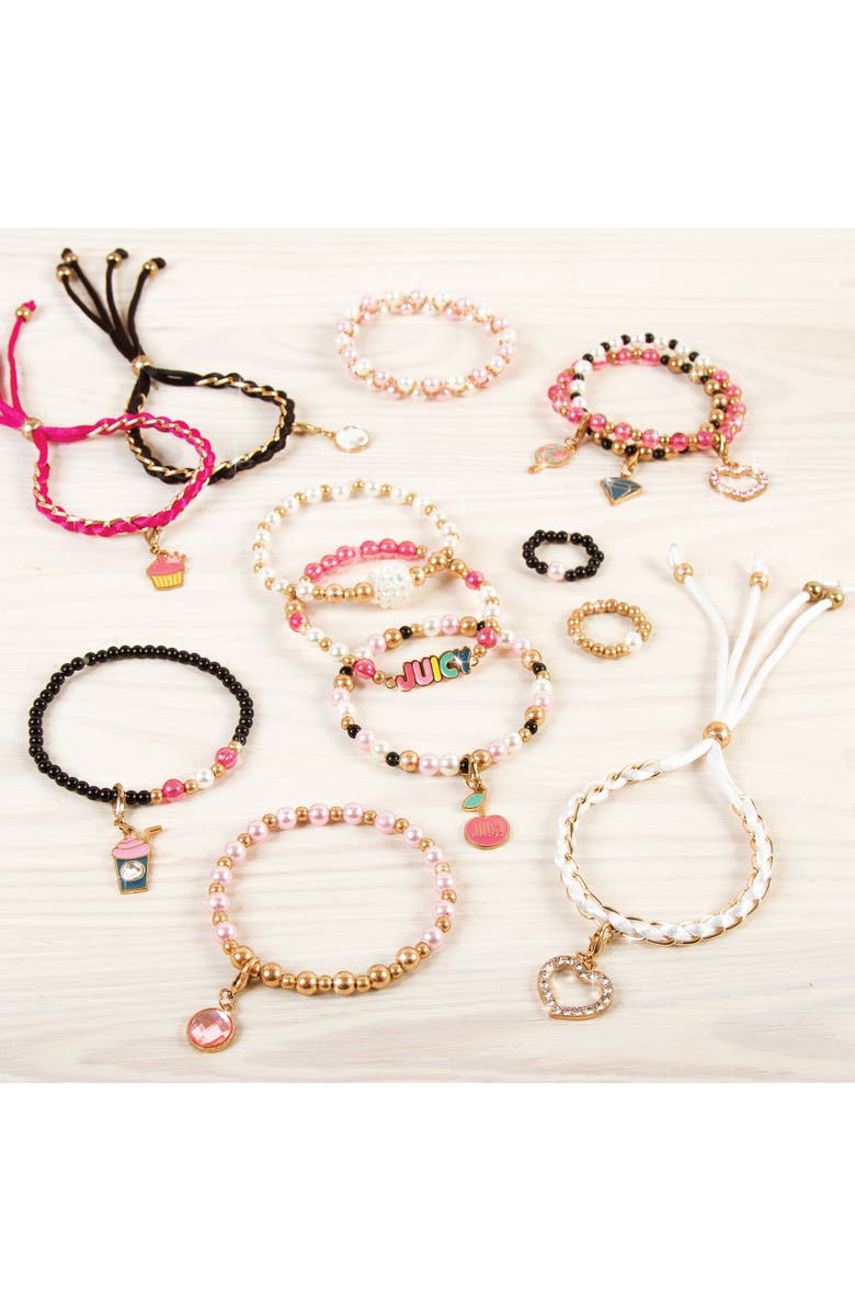 Juicy Couture Pink & Precious Bracelets Kit, Creates 10 Bracelets, Alternate, color, Multicolored