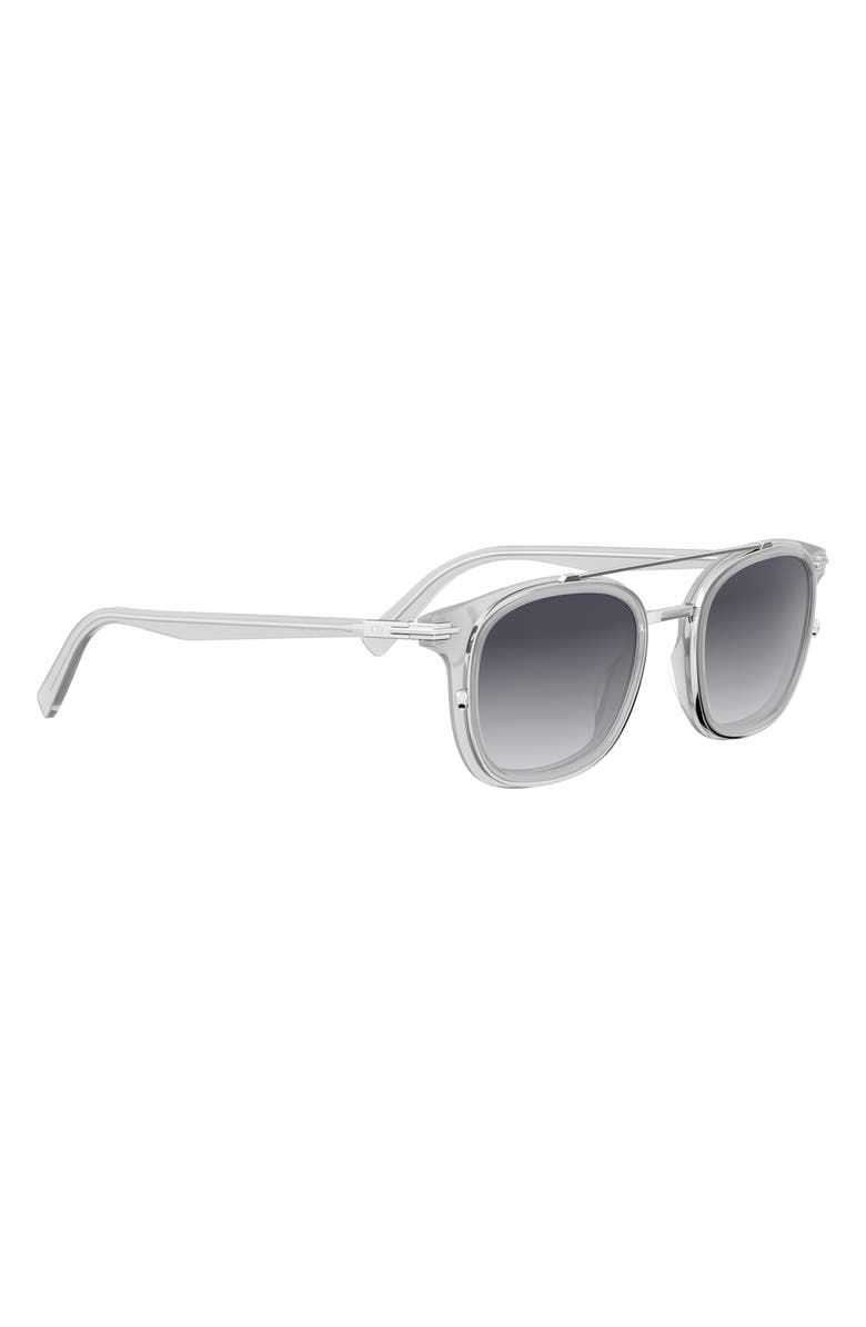 DIOR 'DiorBlackSuit S14I 49mm Square Sunglasses, Alternate, color, Grey/ Other / Gradient Smoke