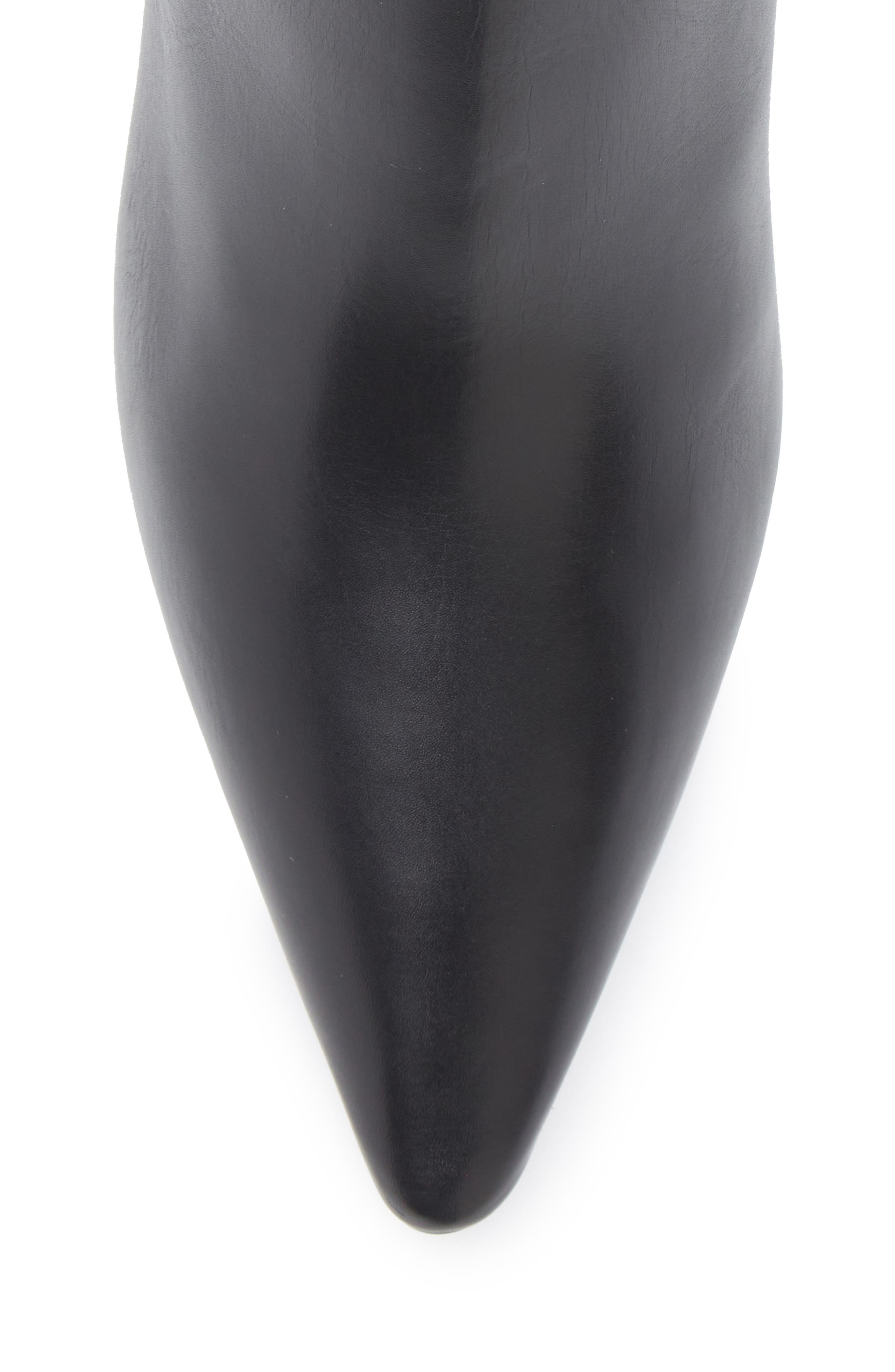 Prada Pointed Toe Kitten Heel Bootie, Alternate, color, Nero