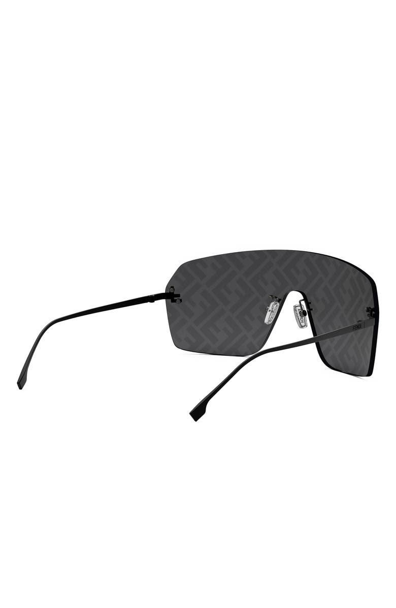 Fendi 'Fendi First Rectangular 139mm Shield Sunglasses, Alternate, color,