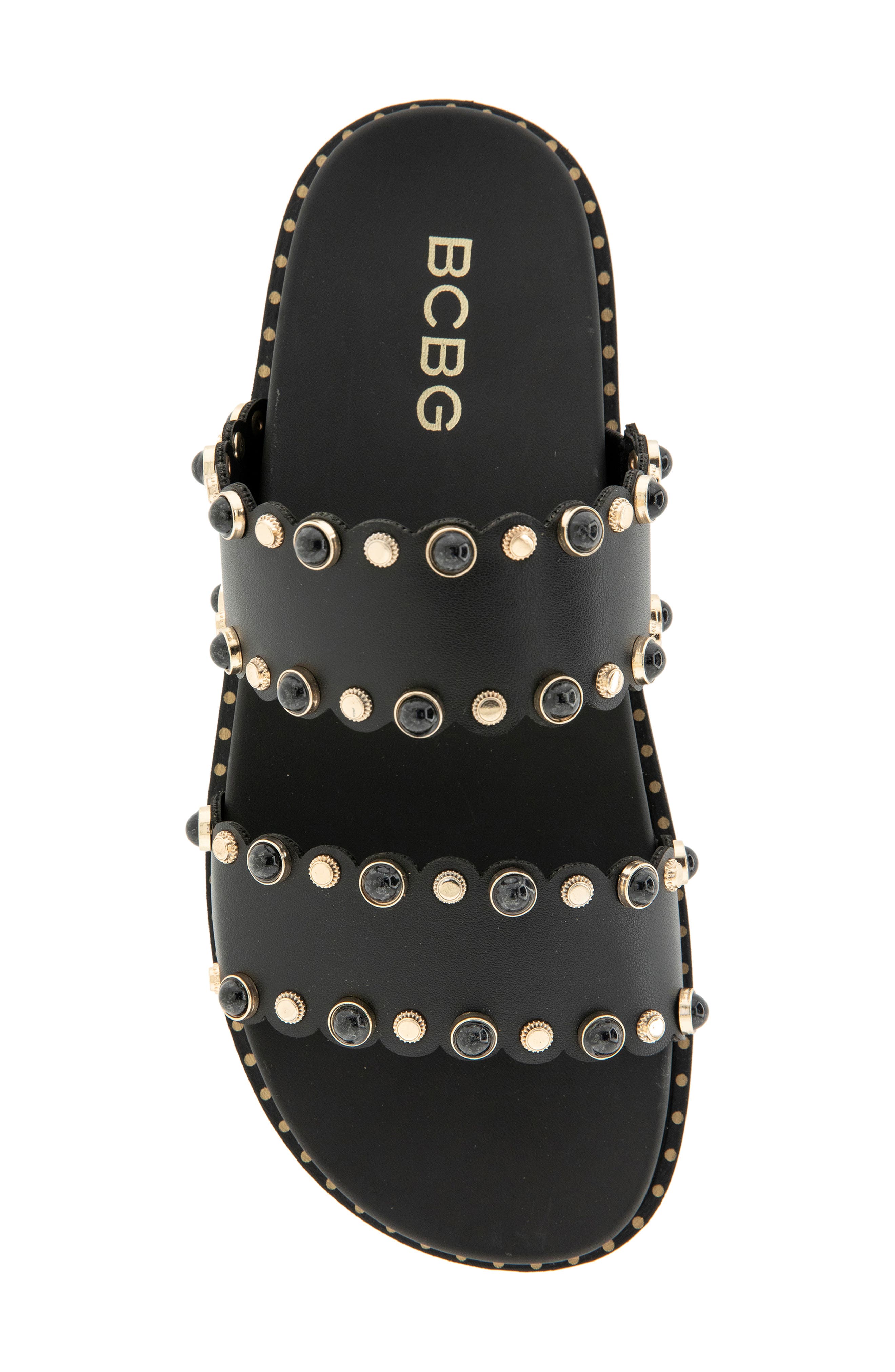 BCBGeneration Taana Slide Sandal, Alternate, color, Black