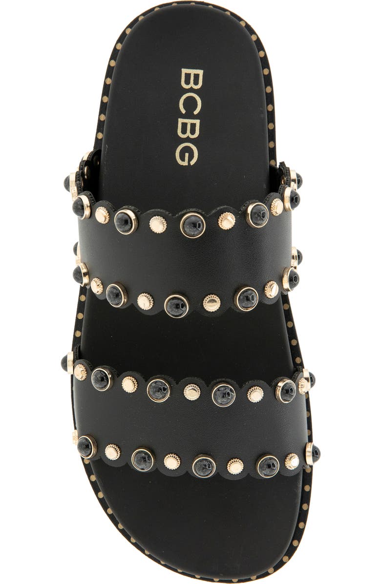 BCBGeneration Taana Slide Sandal, Alternate, color, Black