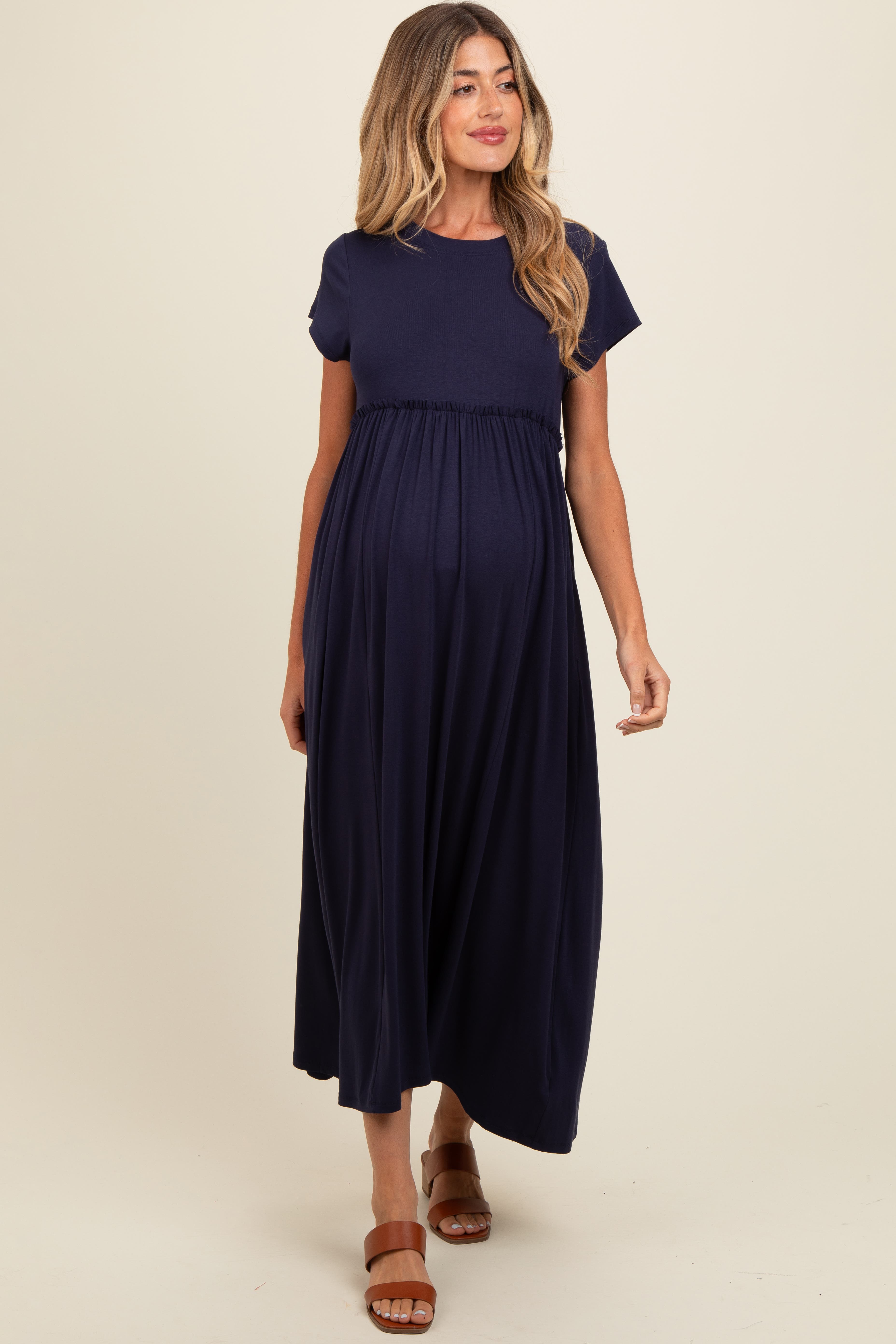Ruffle Trim Maxi Dress - image 4
