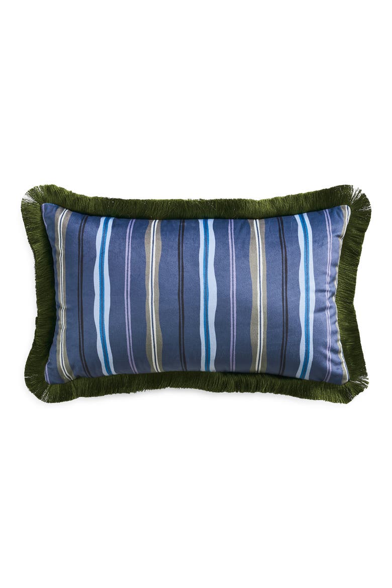 Stripe Accent Pillow, Main, color, SAPPHIRE BLUE
