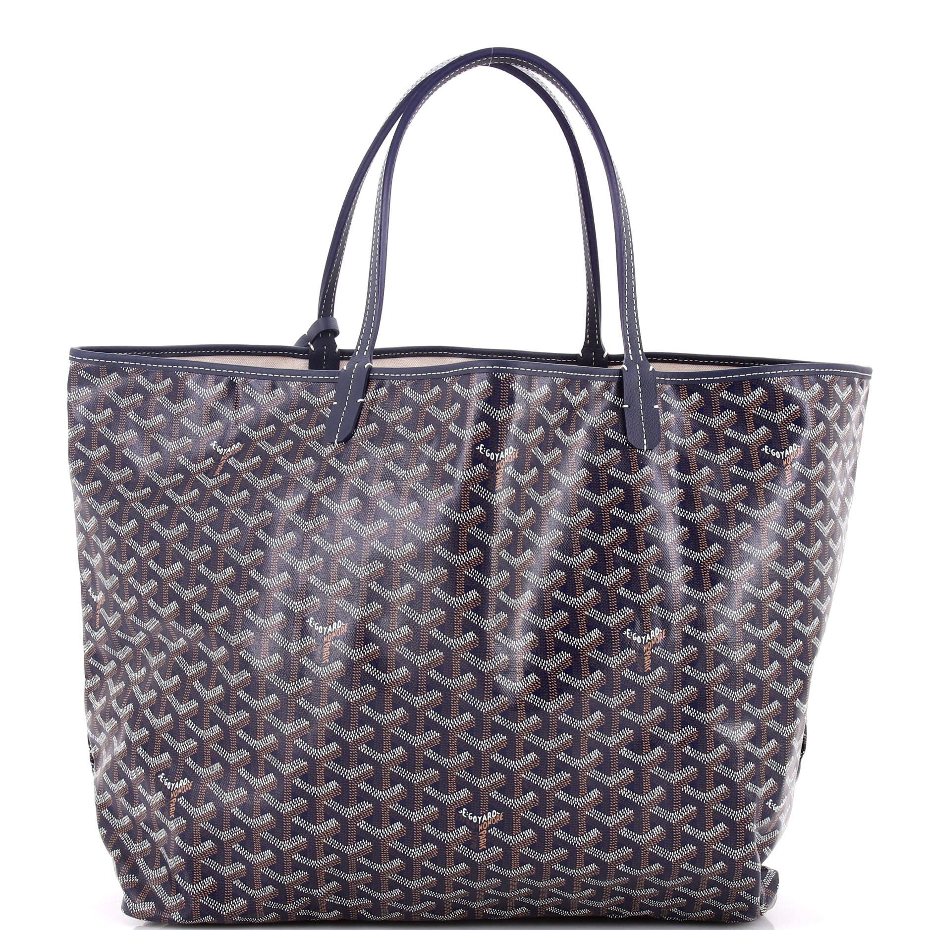 Pre-Owned Goyard Saint Louis Tote Coated Canvas GM, Main, color, 