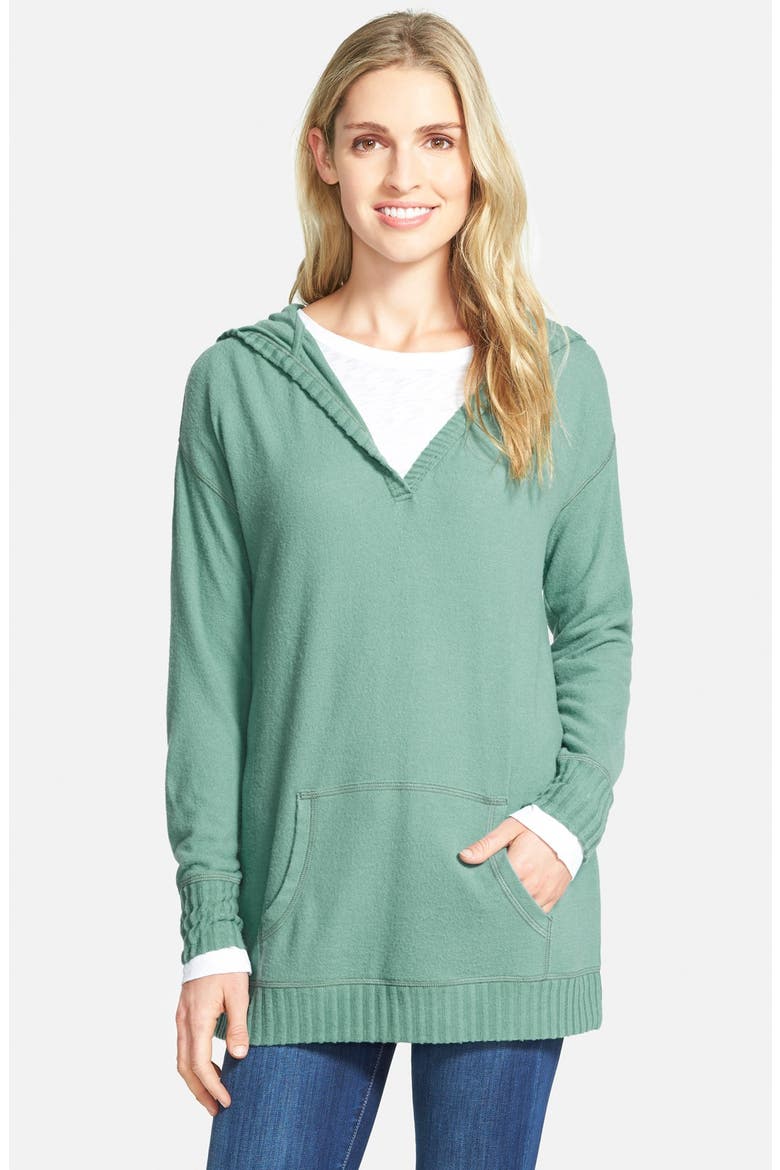 Hooded Tunic, Main, color, GREEN DEEP SEA