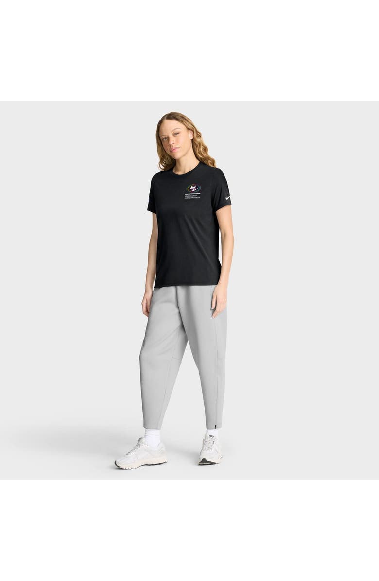 Nike Women's Nike Black San Francisco 49ers 2025 NFL Crucial Catch Tri-Blend Dri-FIT T-Shirt, Alternate, color, Black