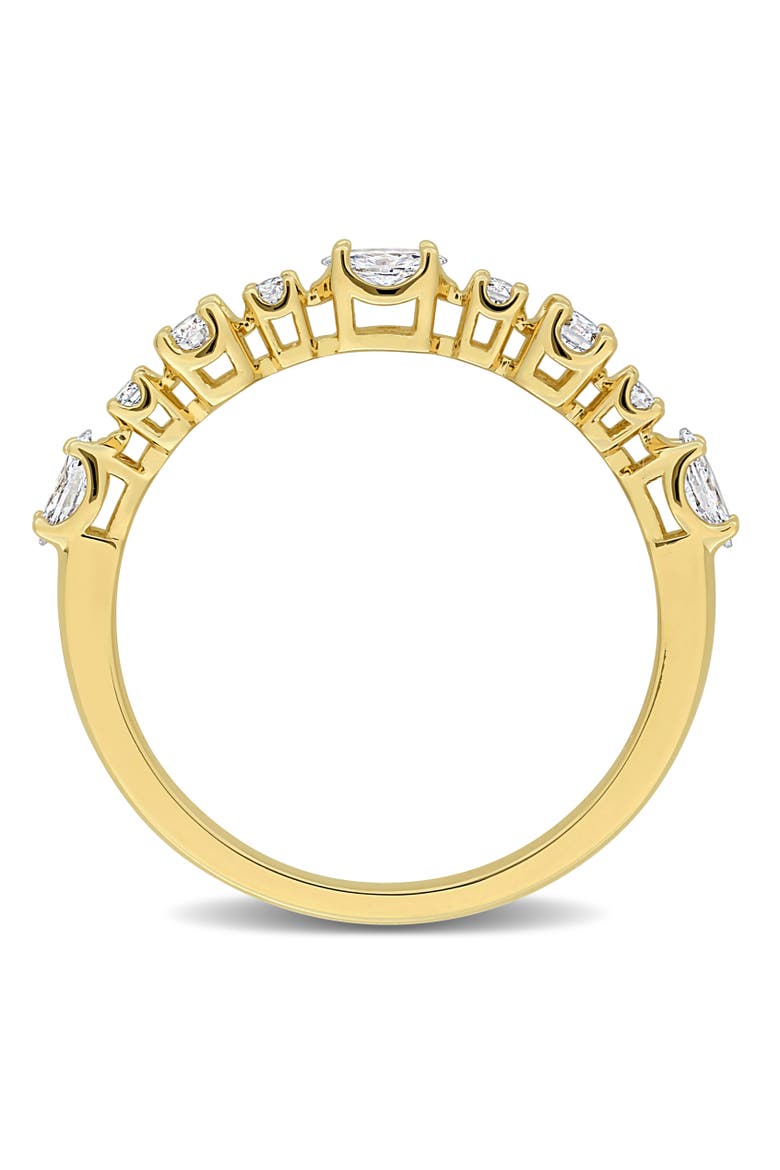 Lab Grown Diamond Anniversary Band 14k Gold, Alternate, color, Yellow Gold