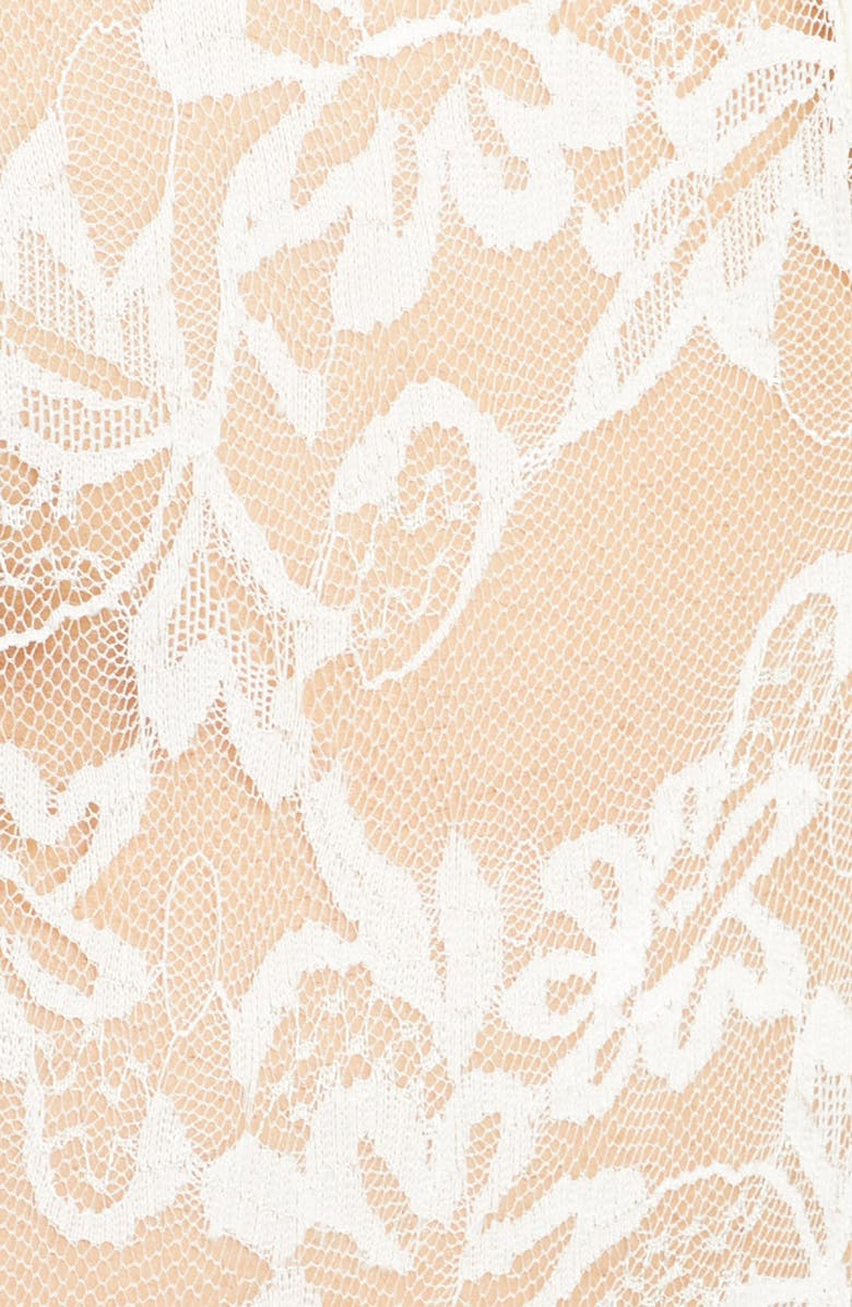 Oh La La Cheri Zara Underwire Open Cup Open Gusset Lace Teddy, Alternate, color, 