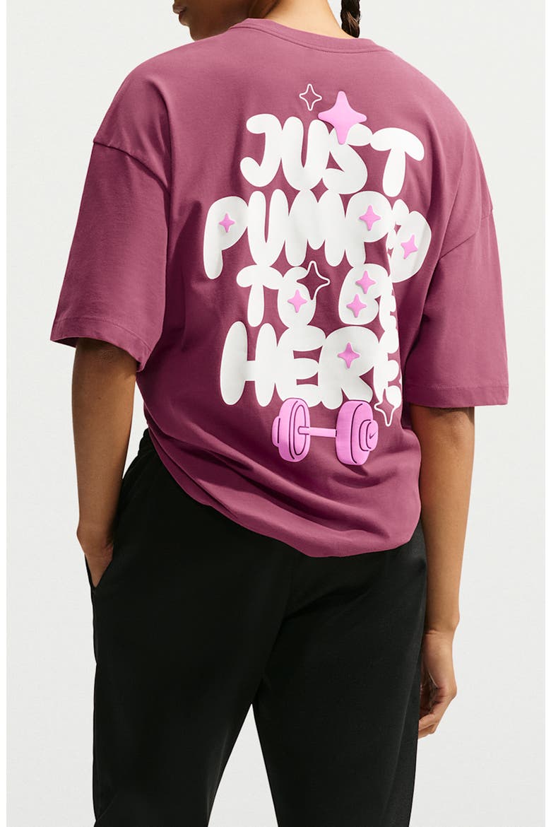 Training Dept. Graphic T-Shirt, Alternate, color, PINK SMOKE