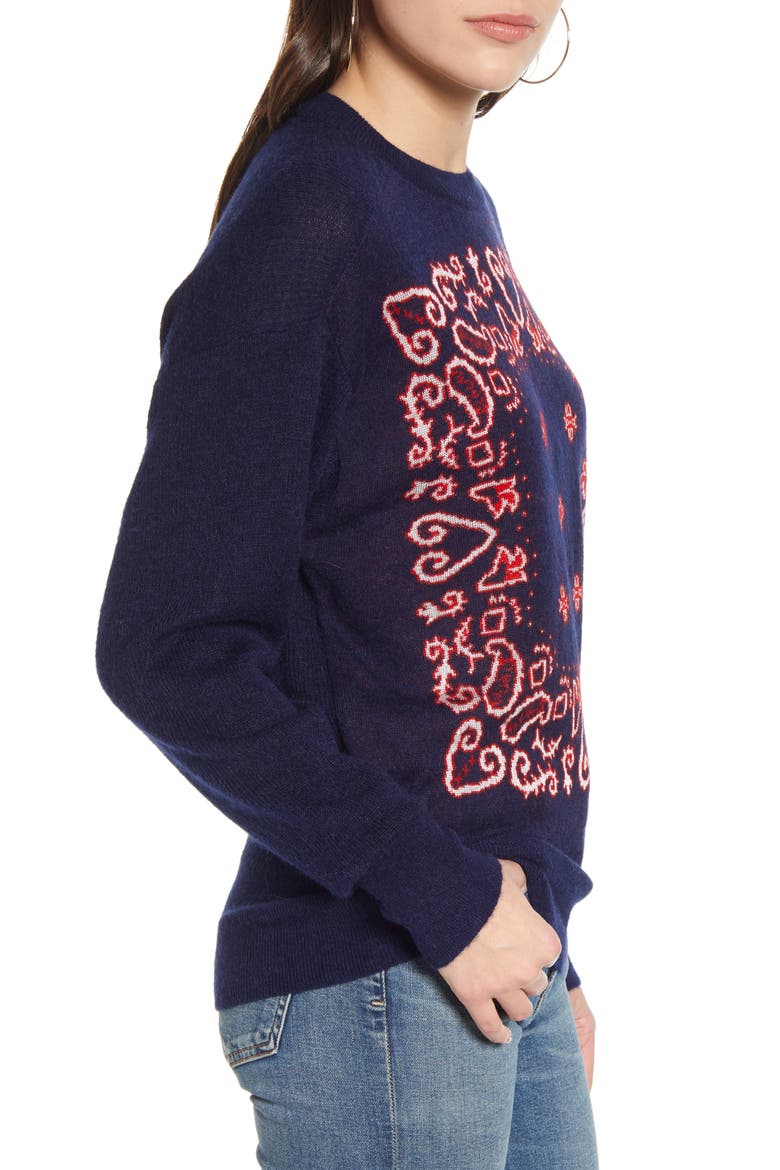 Pattern Pullover, Alternate, color, COMBO A