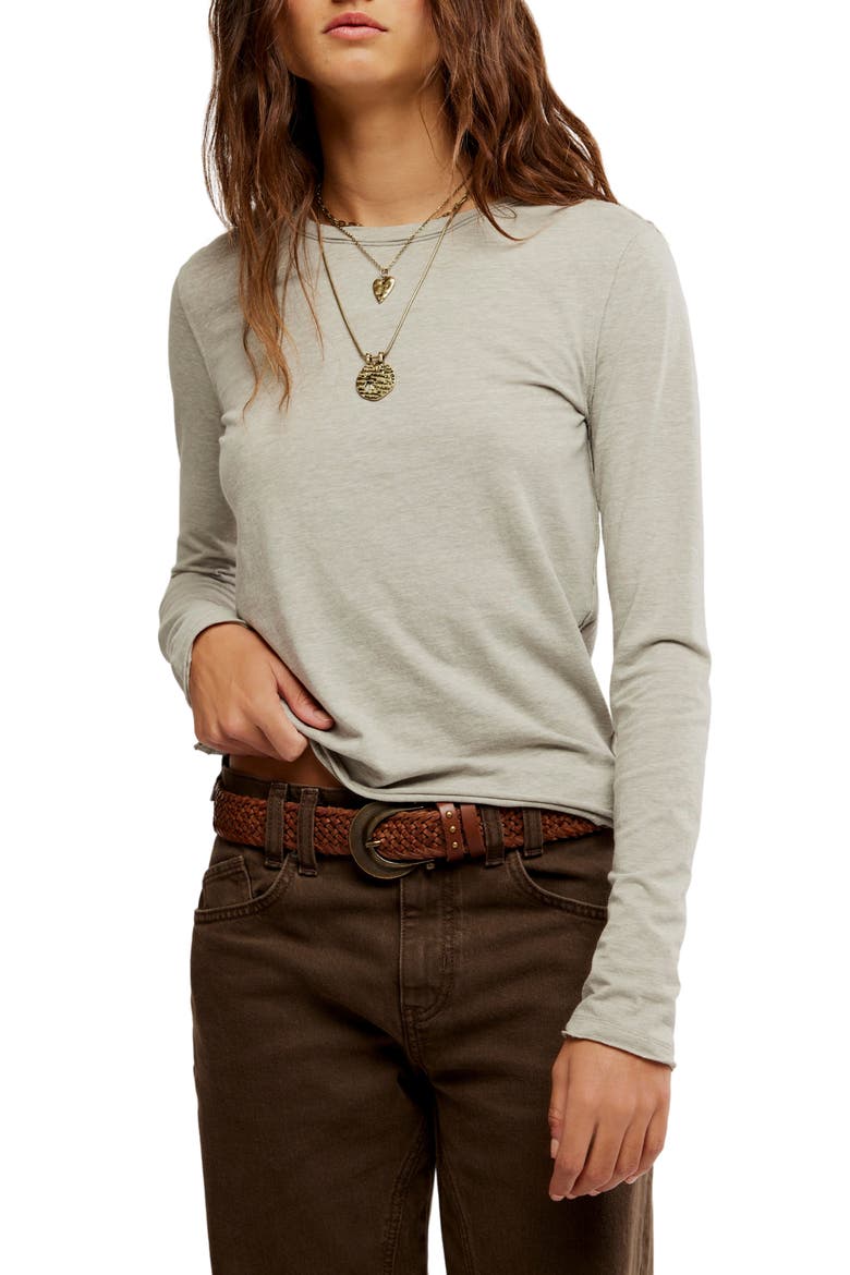 Nova Long Sleeve T-Shirt, Main, color, CAIMAN