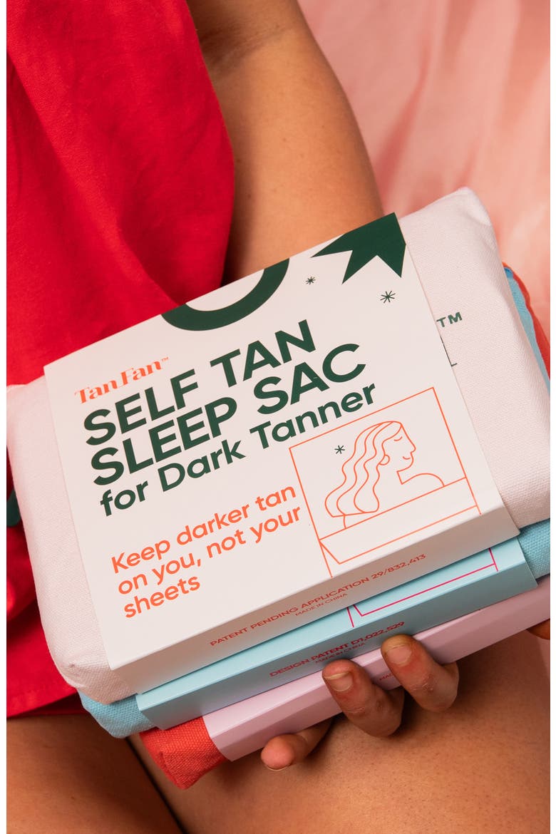 Self Tan Sleep Sac for Dark Tanner, Alternate, color, PINK