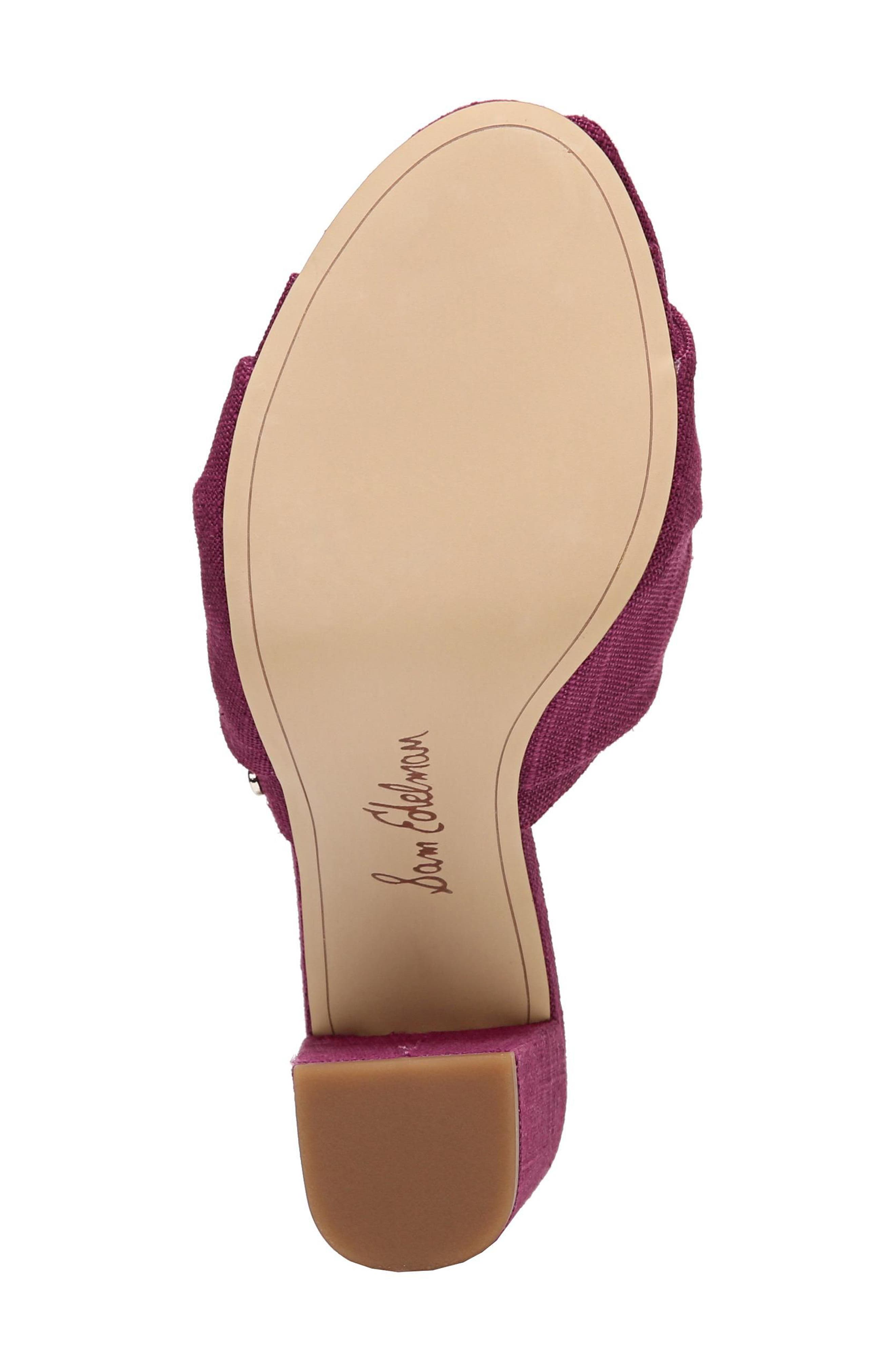 Oda Slide Sandal, Alternate, color, MULBERRY PINK