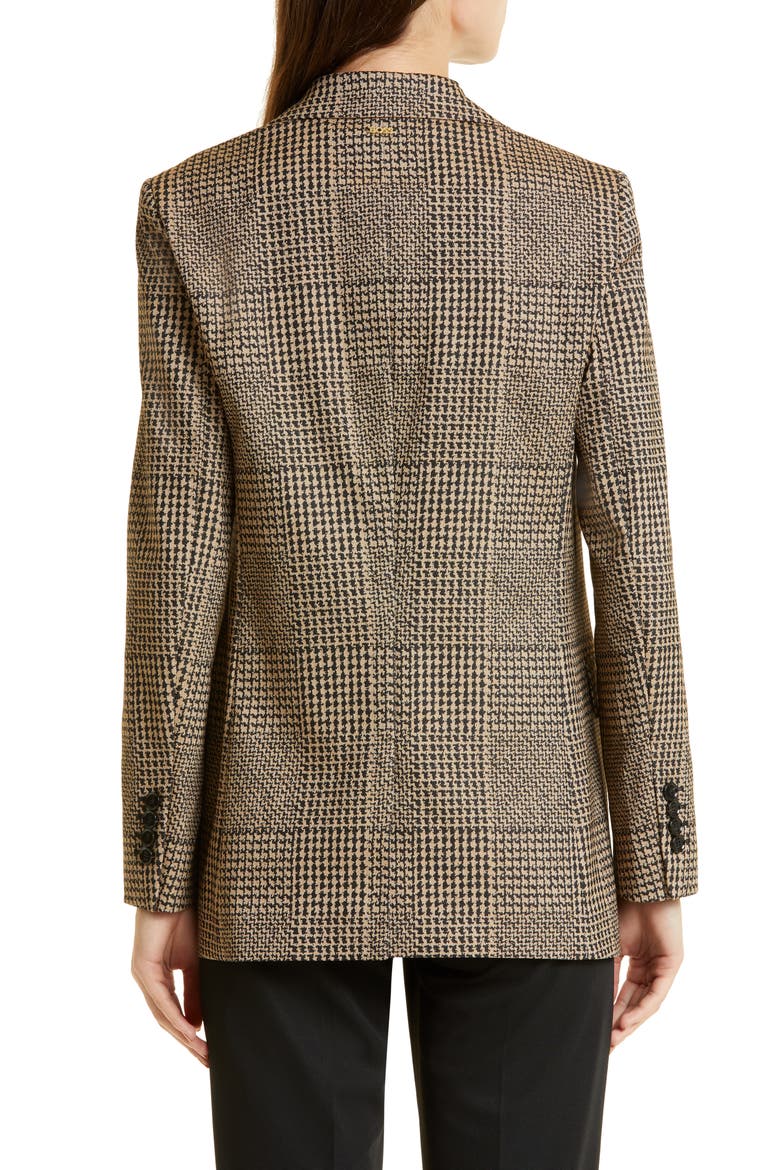 Jocalua Houndstooth Jacket, Alternate, color, CAMEL FANTASY