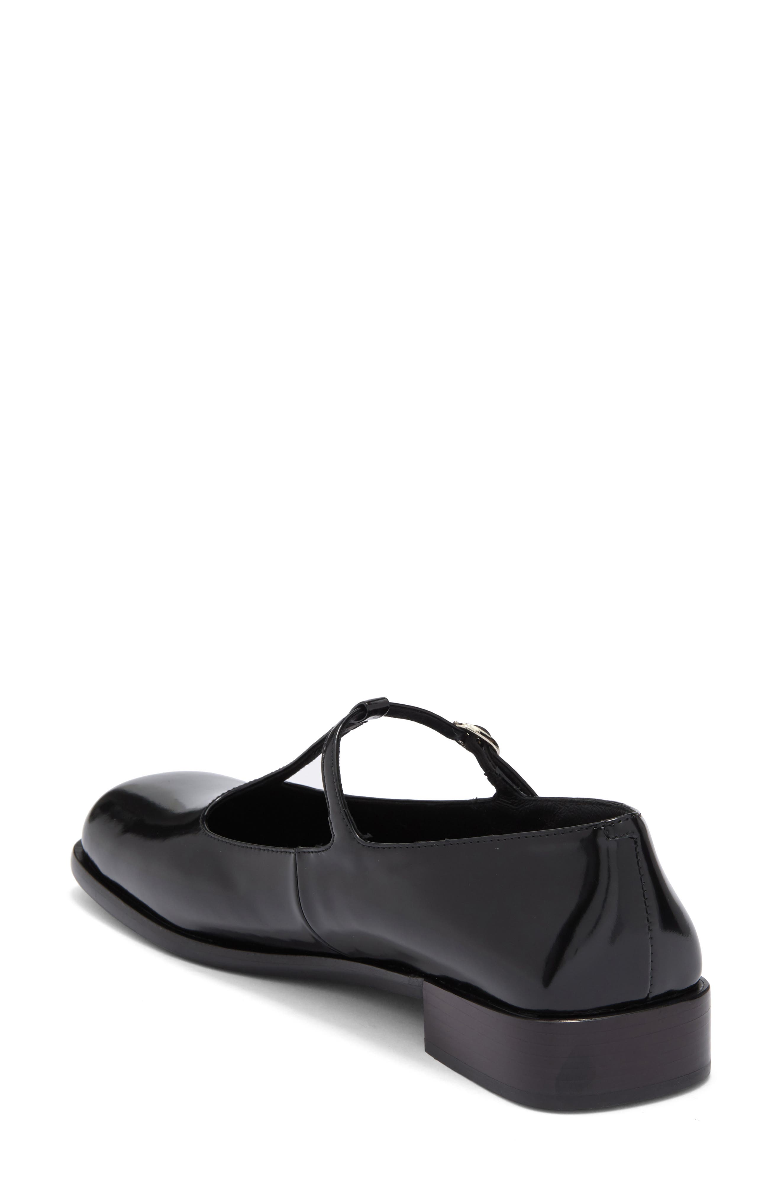 Jeffrey Campbell Truscott T-Strap Flat, Alternate, color, Black Box