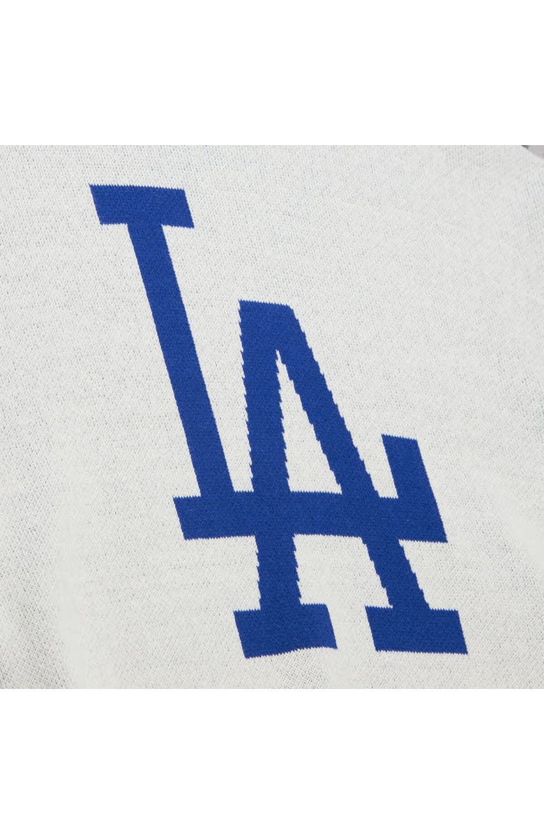 Mitchell & Ness Men's Mitchell & Ness Cream Los Angeles Dodgers Retro Pullover Sweater, Alternate, color, Cream