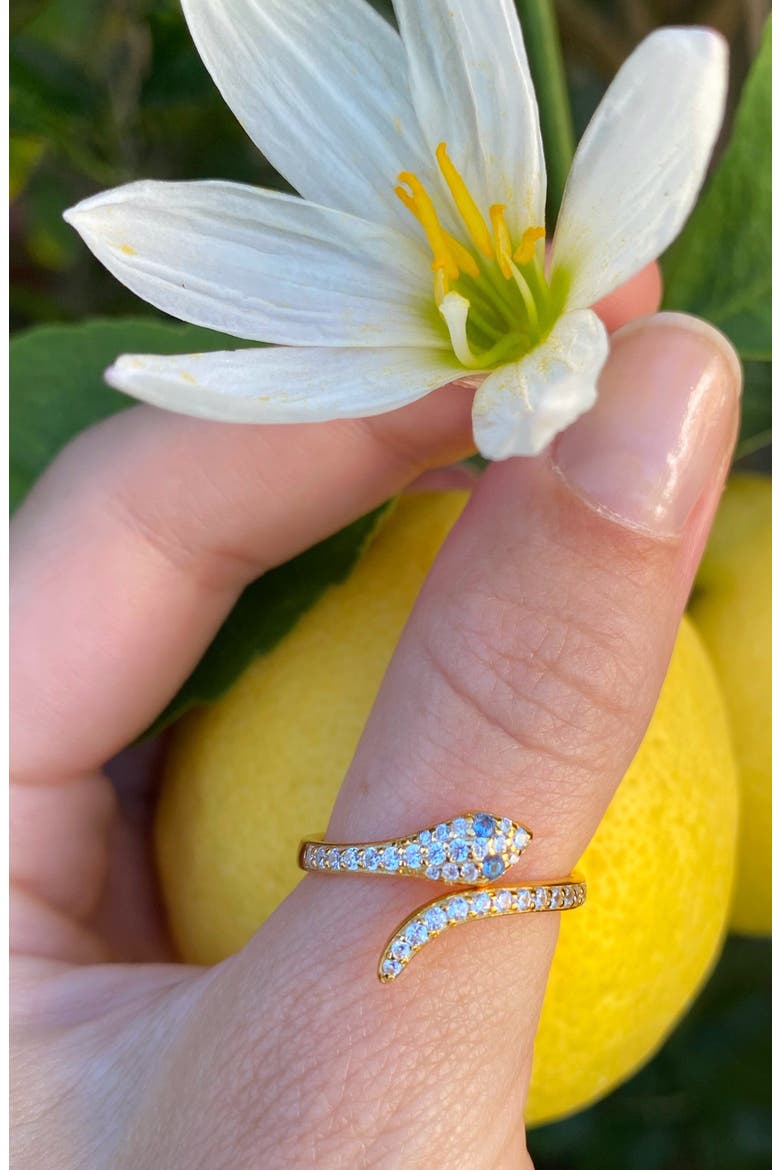 Snake Charmer Ring, Alternate, color, Gold