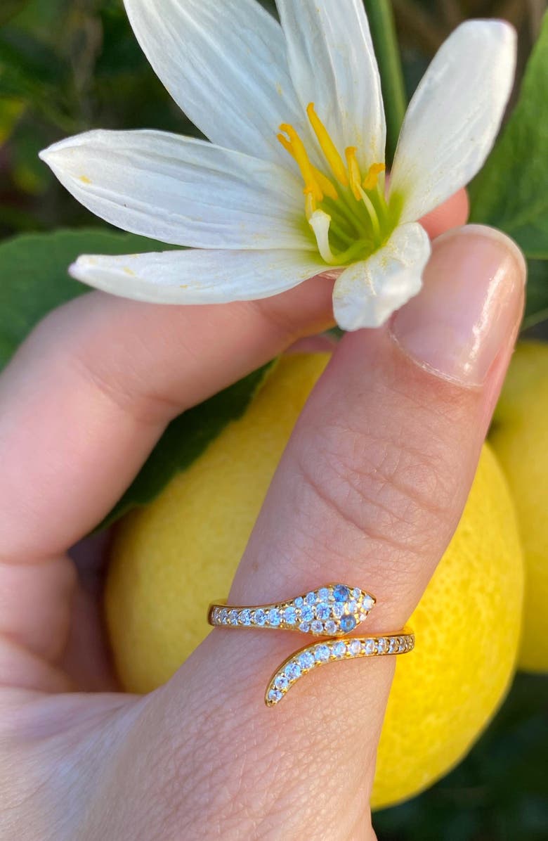 NATIVE GEM Snake Charmer Ring, Alternate, color, Gold