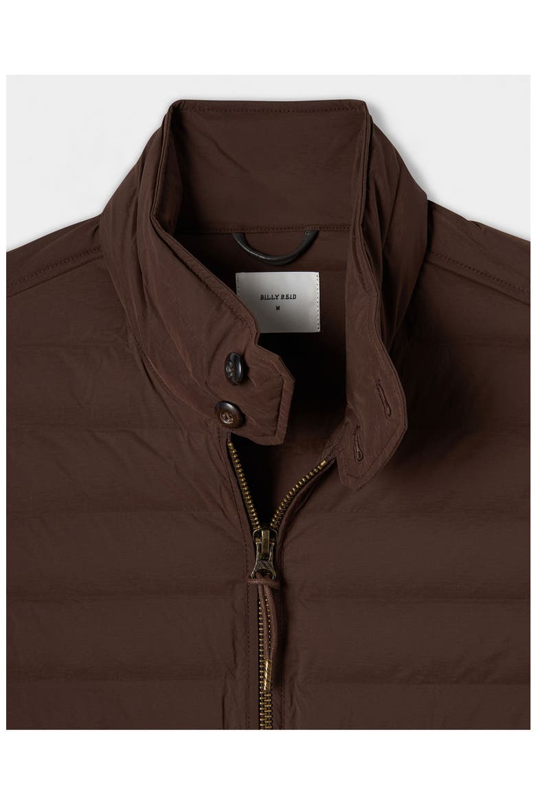 Baffle Water Resistant Insulated Vest, Alternate, color, DARK BROWN
