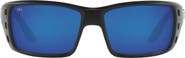 Costa Del Mar 63mm Oversize Polarized Rectangular Sunglasses