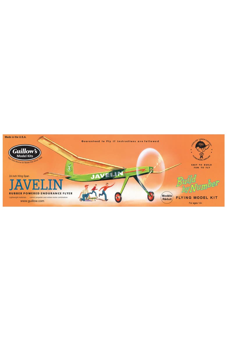 Javelin Build-By-Number Flying Model Kit 603, Main, color, Multicolored