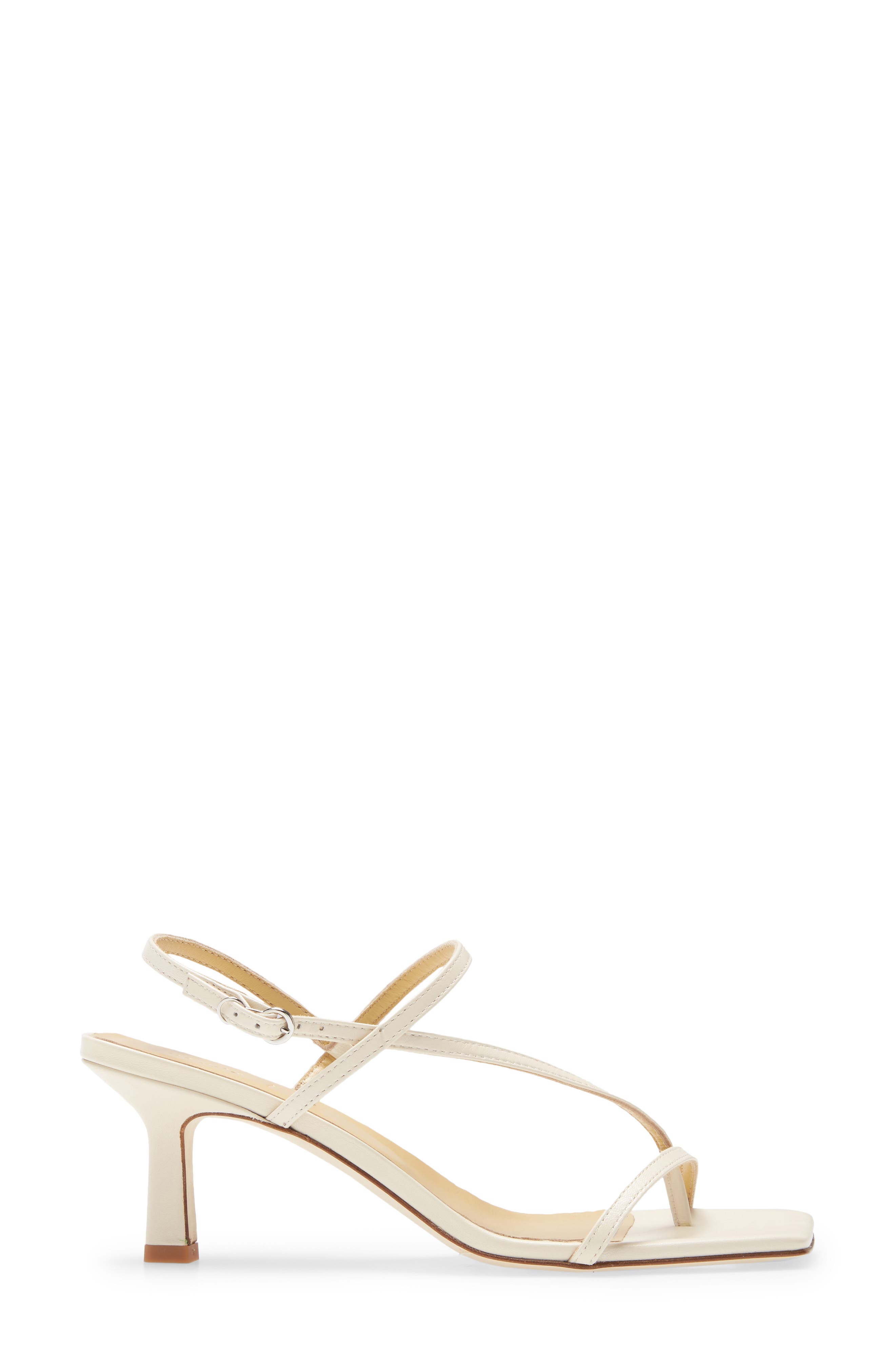 aeyde Elise Slingback Sandal, Alternate, color, Creamy