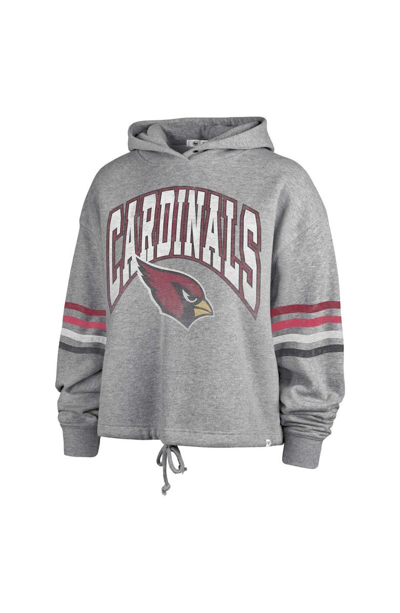 '47 Women's '47 Heather Gray Arizona Cardinals Upland Bennett Pullover Hoodie, Alternate, color, Heather Gray