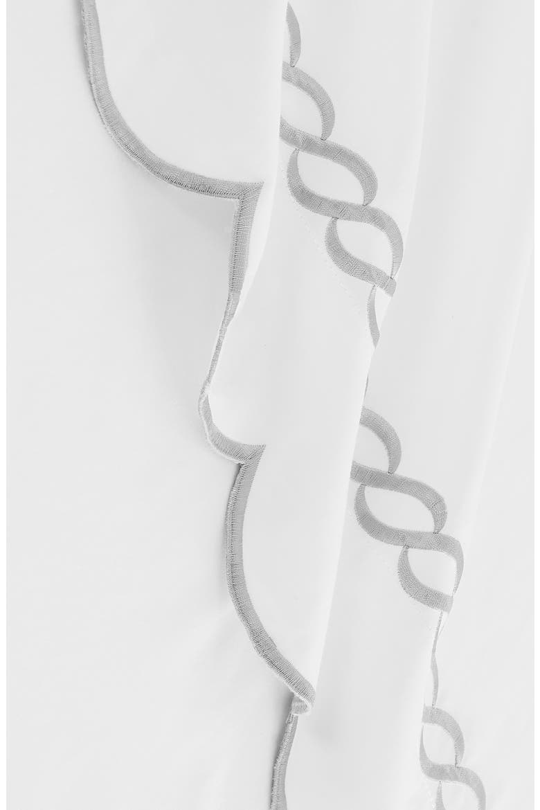 Scallop Rope 600 Thread Count Sheet Set, Alternate, color, GREY