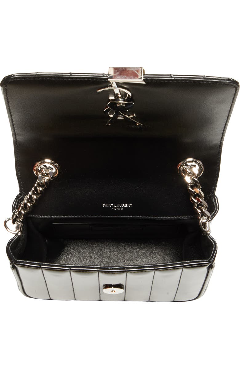 Saint Laurent Small Vicky Quilted Crossbody Bag, Alternate, color,