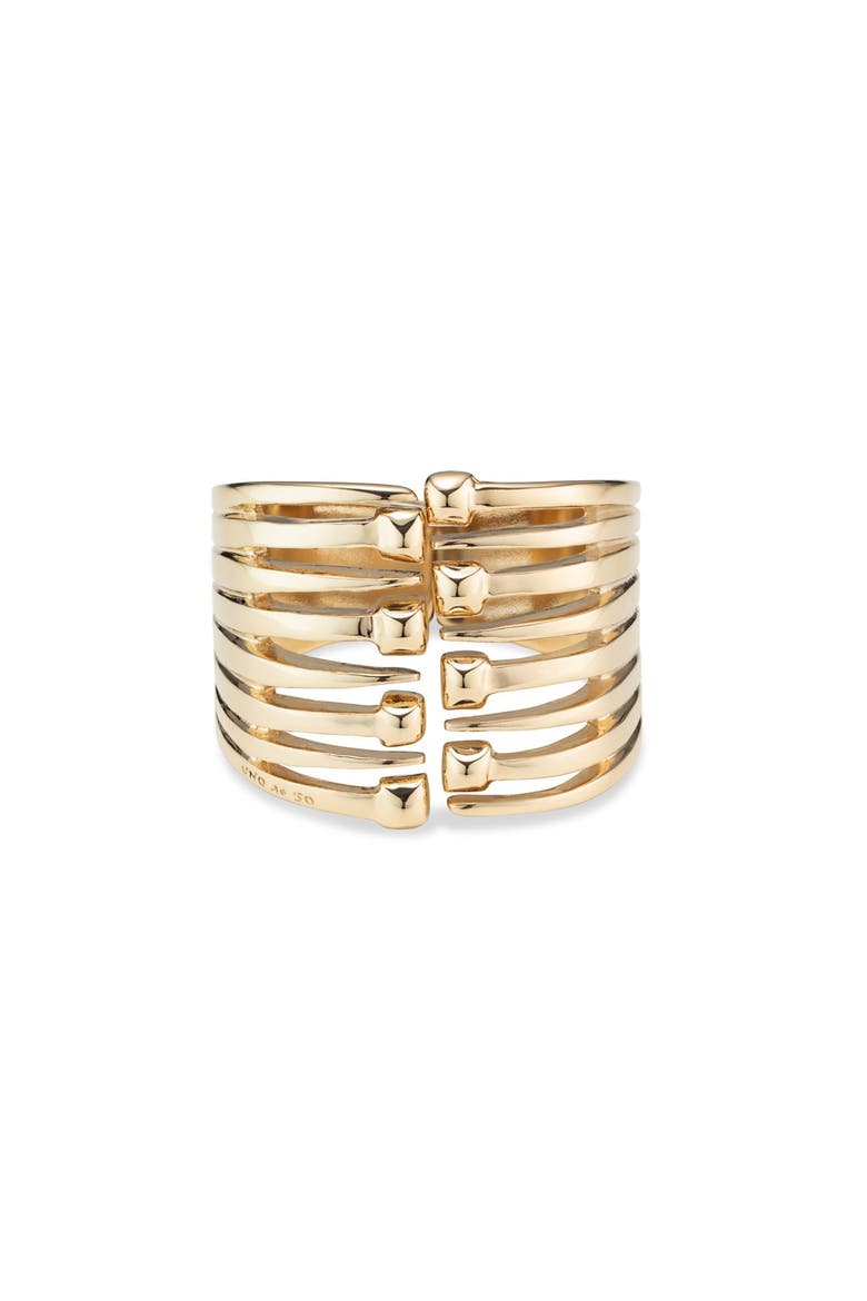 Nailhead Accent Bracelet, Main, color, Gold