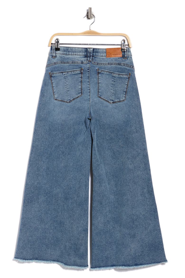 Skyrise Center Seam Wide Leg Jeans, Alternate, color, MBLA - MID BLUE ARTISINAL