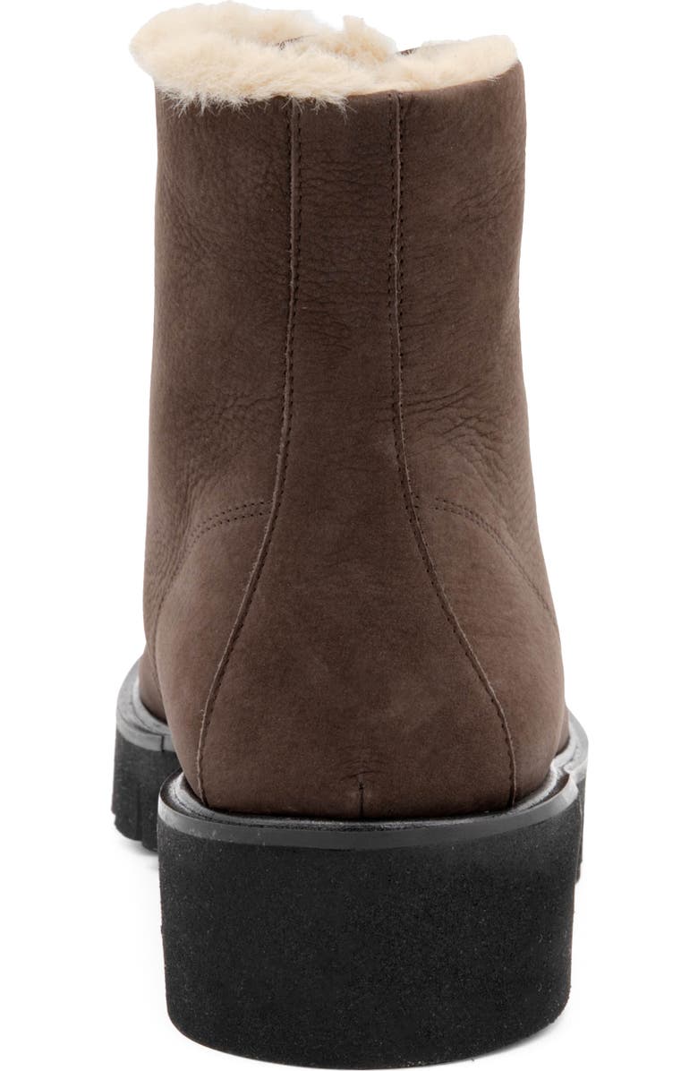 Amalfi by Rangoni Rivoli Faux Shearling Bootie, Alternate, color, Chocolate Long Beach