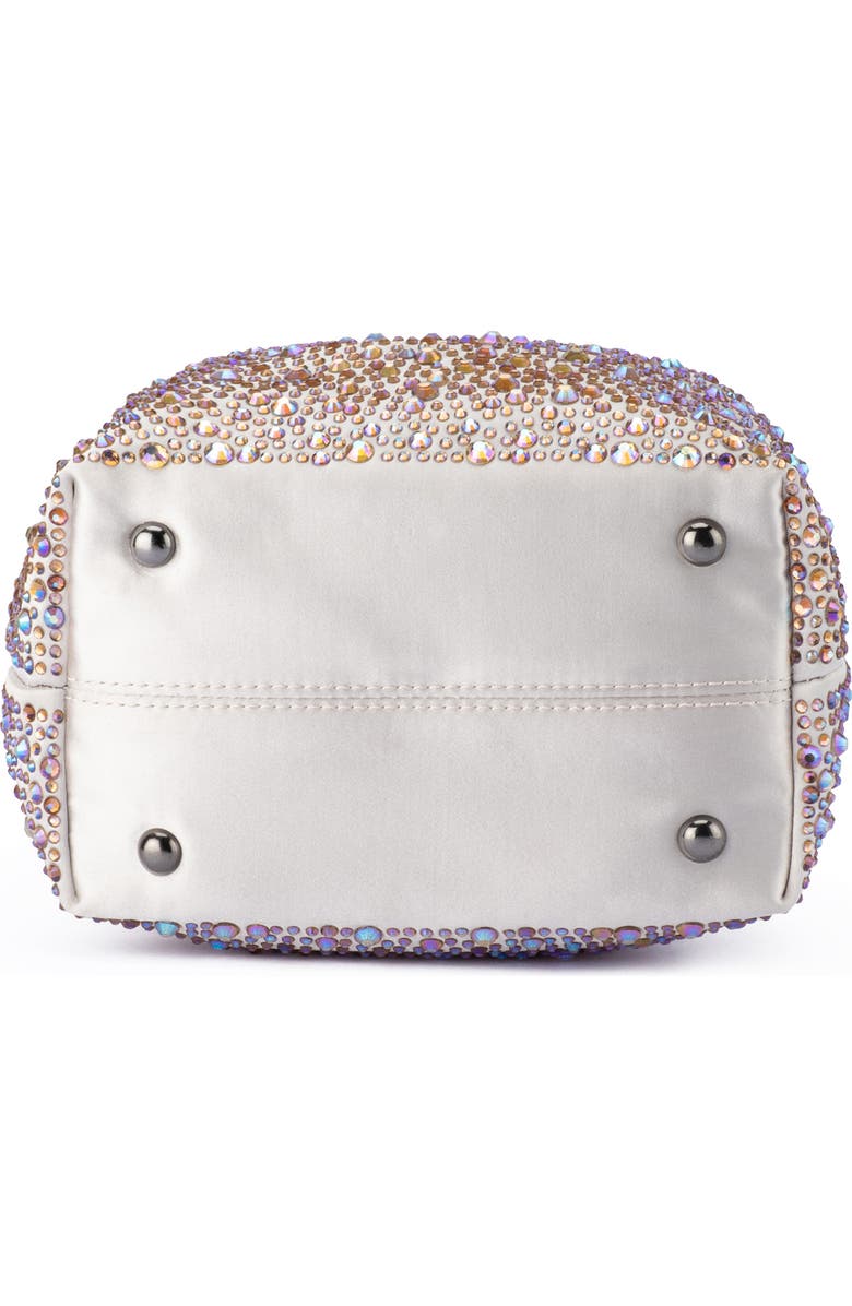 Olga Berg Mika Crystal Drawstring Top Handle Bag, Alternate, color, Pastel
