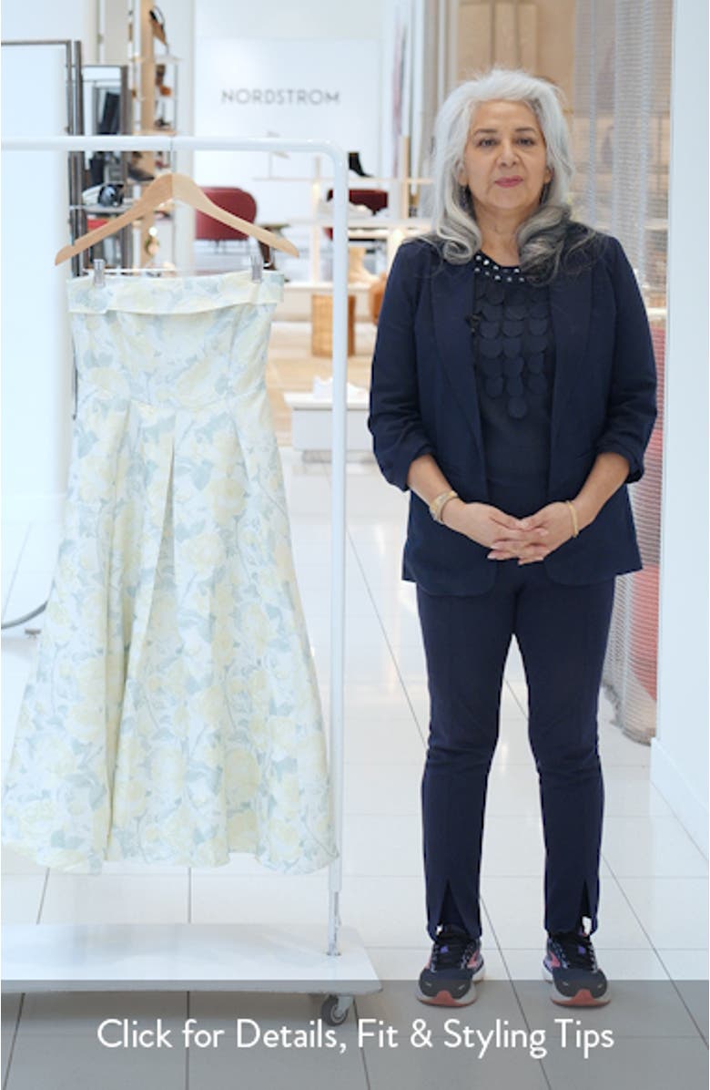 Destini Strapless Maxi Dress, sales video thumbnail