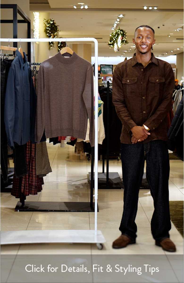 Cashwool<sup>®</sup> Mock Neck Sweater, sales video thumbnail