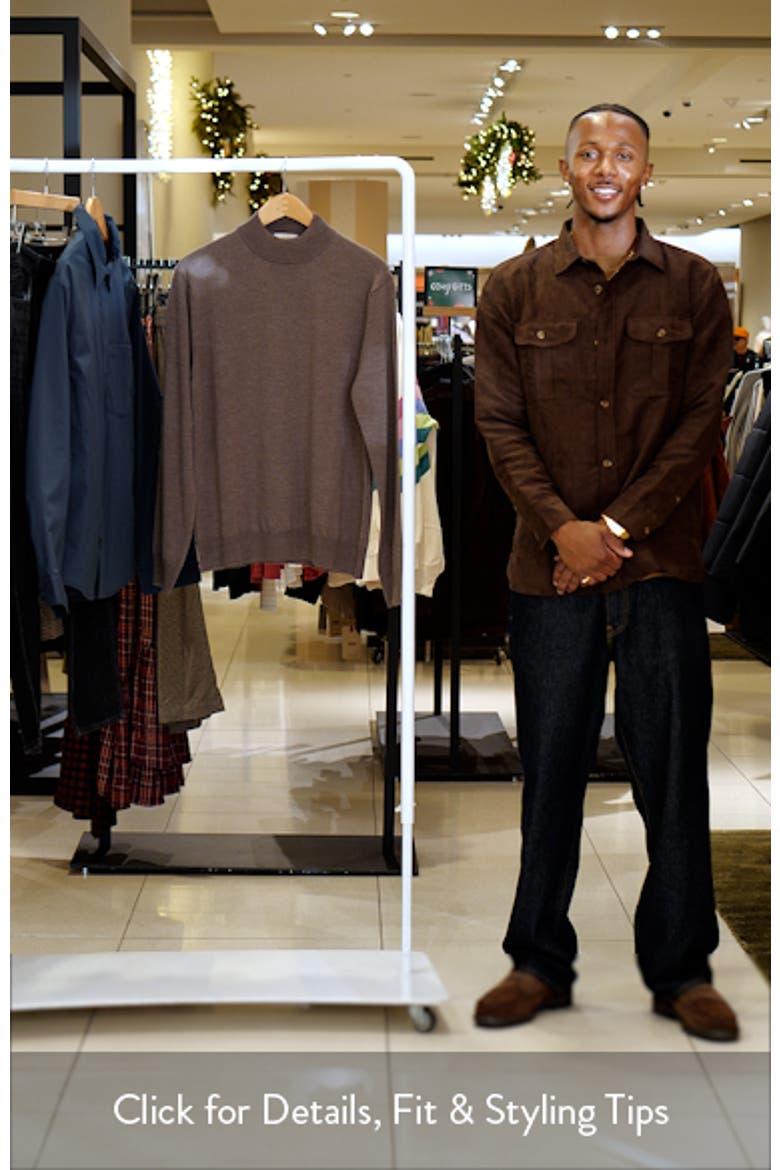 Cashwool® Mock Neck Sweater video