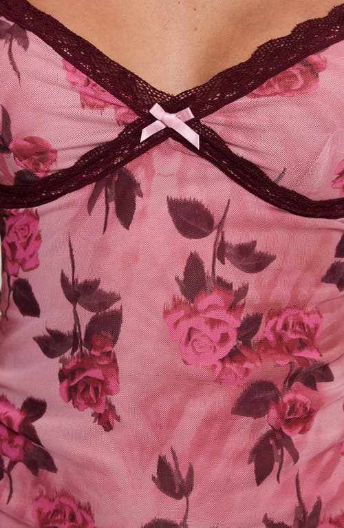 PRINCESS POLLY PRINCESS POLLY CLAUDELIA FLORAL LACE DETAIL MINIDRESS 