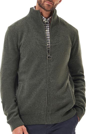 Barbour Nelson Essential Lambswool Full Zip Sweater Nordstrom