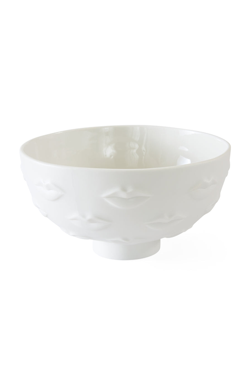 Jonathan Adler Gala Lips White Bowl In White