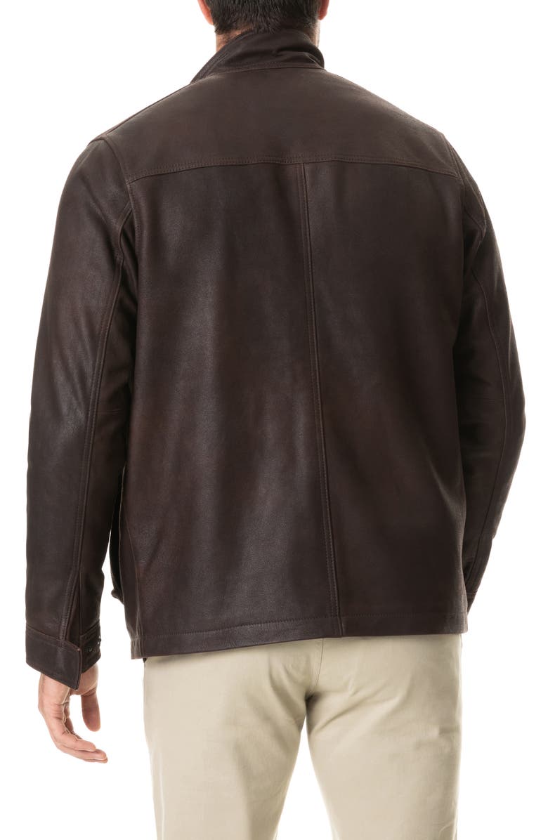 Rodd & Gunn Silverdale Leather Jacket, Alternate, color,