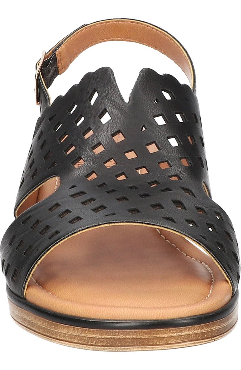 EASY STREET Martella Slingback Wedge Sandal, Alternate, color, Black