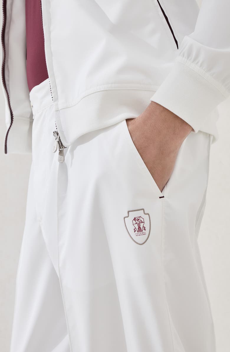 Brunello Cucinelli Nylon trousers, Alternate, color, White