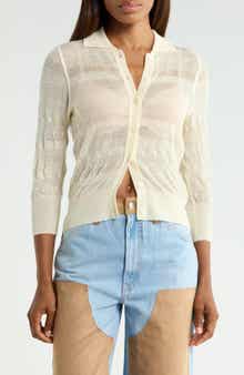 The Crop Raquette Wool Shirt