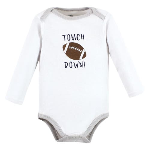 Hudson Baby Five-piece Collection Of Long-sleeve Cotton Bodysuits In Multi