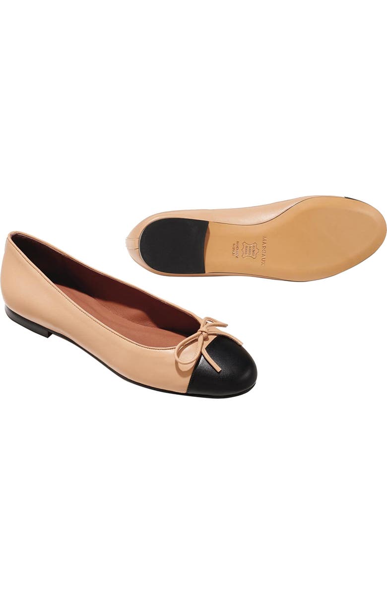 MARGAUX The Cap-Toe Demi, Alternate, color, Dune And Black